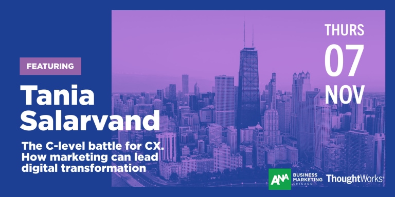 The C-level battle for CX. How marketing can lead digital transformation.